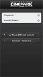 Mobile Screenshot of cinepark.net